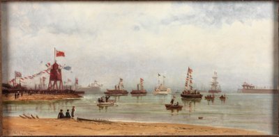 The Opening of the Albert Edward Dock and Port of Tyne, 1884 by Duncan F. McLea